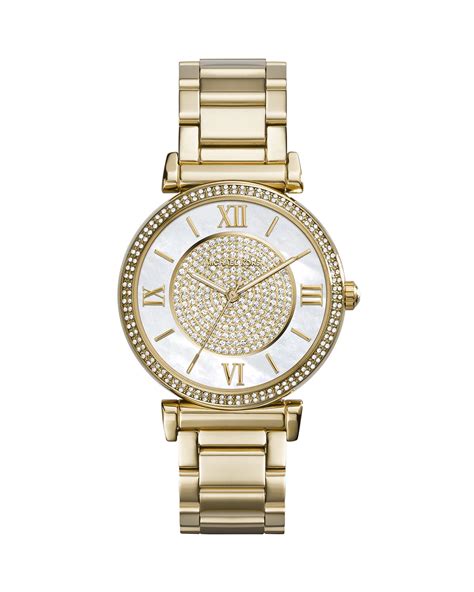 michael kors watch with roman numerals|Michael Kors stainless steel.